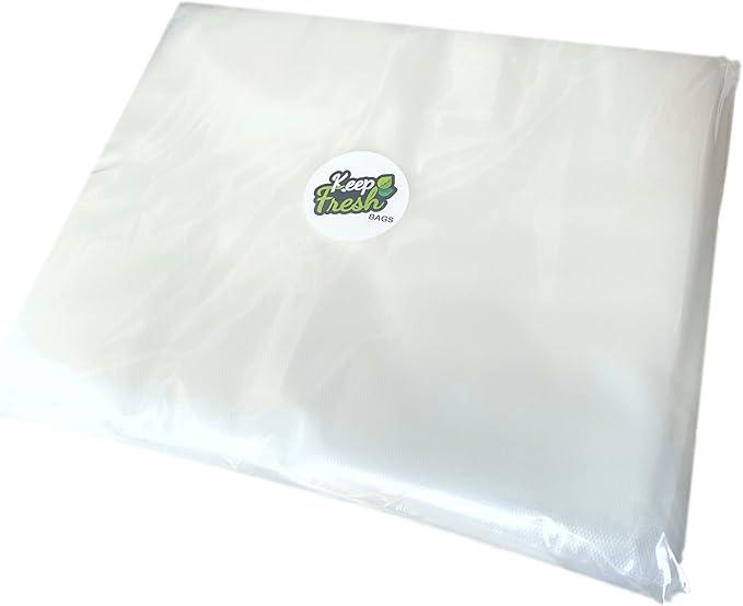 Vacuum Seal Bags, 15 x 18 Large Size, Vacuum Sealer Bags for Vacuum Sealing Food Storage, Freezer Bags, Sous Vide Cooking, or Bulk Save Food Storing, KF1518, 100 Count