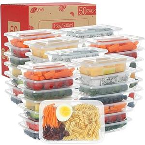 Ensbelei Clear Meal Prep Containers 50 Pack