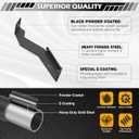 Hood Mount Light Brackets for 15-26 Ford F150, Front A-Pillar F150 Engine Hood Ditch Light Pods Mount for 15-26 Ford F-150 F150 (NOT for 24-26 Tremor & STX Model & Raptor Model) Only 2 PCS Brackets