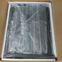 Furnulem 6 Tier Corner Shelf with LED Light, 67.5 Tall Standing Shelf Organizer, Narrow Bookshelf with Storage Rack for Wall Corner, Living Room, Bedroom, Metal Frame, Wood Display Shelf (Rustic Brown)