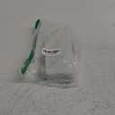 PATIKIL 4 Compartments Pencil Holder, 8" x 3.5" x 2" Plastic Pen Holder Pen Organizer Pencil Cup Makeup Brush Holder for Countertop Desk, Clear