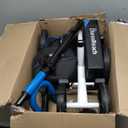 Knee ScooterKnee Scooter for Adults for Foot SurgerySteerable Knee Walker for Foot Injuries Compact Crutch Alternative with Dual Braking System (Blue)