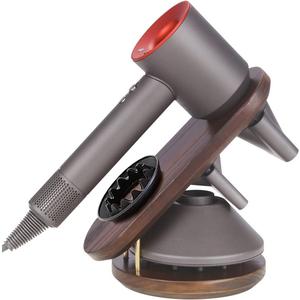 Hair Dryer Stand Holder for Dyson Supersonic, Magnetic Hair Dryer Display Stand wood Bathroom Organizer for Dyson Supersonic Hair Dryer Tools, Compatible for All Dyson Supersonic Models