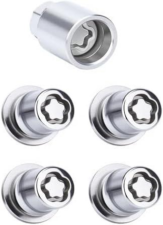 FOMIUZY Wheel Lock Lug Nut Set M12 x 1.5 Anti Theft Fit Toyota Camry Tacoma Corolla Highlander Avalon RAV4 Sienna Venza Celica Prius Matrix CHR Mirai Lexus RX350 IS250 ES350 NX200T Replace 00276-00900