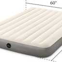 Intex 64103E Dura-Beam Standard Single-High Air Mattress: Fiber-Tech - Queen Size - 10in Bed Height - 600lb Weight Capacity - Pump Sold Separately