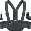 Chest Mount Harness Strap Body Mount Chesty Compatible with GoPro Hero 13 12 11 10 9 8 7 6 5 Session AKASO DJI Osmo Action Cameras - Balance Stability and Comfort Performance