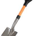 28 inches Small Shovel Garden Shovel for Digging with Trenching Blade and D-Handle,Short Handled Round Shovel Survival Shovel for Car Perfect for Digging Soil, Dirt, and Gravel