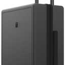 LEVEL8 Rolling Carry on Luggage Airline Approved, Carry-on Suitcases with Wheels, Lightweight Luminous Textured Luggage for Men Women, Tsa Lock, 20 Inch, Dark Grey