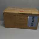 TOBUSA 2-Pack Industrial Semi Flush Mount Ceiling Light, Black Light Fixture Ceiling Mount with Seeded Glass Shade, Farmhouse Hallway Light Fixtures Ceiling for Living Room, Bedroom, No E26 Bulbs