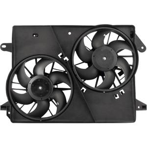 BOXI 620-039 5137714AA Dual Engine Cooling Fan Assembly Fit for Dodge Challenger 2008-2010 for Chrysler 300 2005-2010 Charger 2006-2010 Magnum 2005-08