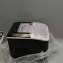 Nostalgia Thermostar Automatic Self-Cleaning Portable Electric Countertop Ice Maker Machine, 26 Pounds in 24 Hours, 9 Ice Cubes Ready in 7 Minutes, with Ice Scoop and Basket, Black