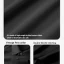 TUVEKE Men's Polo Shirt and Shorts Set Casual Waffle Knit Tracksuit Set for Men Summer Outfits 2 Piece Short Set (M)