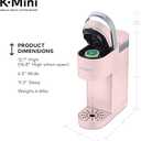 Keurig K-Mini Single Serve K-Cup Pod Coffee Maker, 6 to 12oz Brew size, with Cord Storage, Perfect for Small Spaces, Dusty Rose