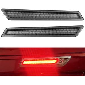 HDBUBALUS Saddlebag Latch Lights Cover Turn Signal Brake Light Fit for Harley Touring Street Glide Electra Glide Road Glide Road King Ultra Limited 2014-2023 Smoke