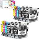 LC203 Ink Cartridge Replacement for Brother LC203XL LC201 XL to Use with Brother MFC-J480DW MFC-J880DW MFC-J4420DW MFC-J680DW MFC-J885DW Printer, 12 Pack (12 Pack (6Black, 2Magenta, 2Cyan, 2Yellow))