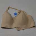 Gailife Bras for Women No Underwire Jelly Bras Wave Wireless Bras Seamless Full Coverage Push Up Bralettes Everyday Bras (X-Large, Skin)