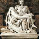 ART.COM Wall Art Print Pieta by Michelangelo, 16" x 24"