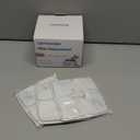 Cat Fountain Filter Replacement Set 20 Pcs, Compatible with 84oz/2.5L Square Fountain,12 Filter 6 Sponge 2 Brush Included