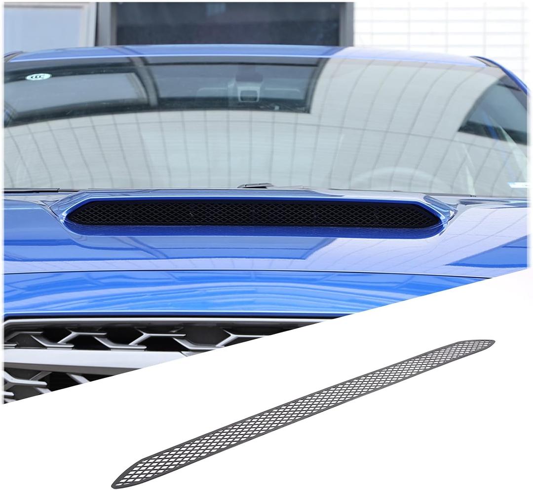 CHEAYAR Front Hood Scoop Grille Grille Cover Compatible with Subaru WRX 2022 2023 2024 2025, Front Hood Vent Air Grille Cover Engine Vent Protection Cover WRX Accessories(Black)