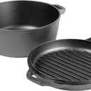 Lodge Chef Collection 6qt Double Dutch Oven