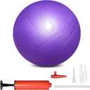 Mini Pilates Exercise Yoga Ball, 9 Inch Small Inflatable Exercise Yoga Ball,Core Training and Physical Therapy Equipment, with Pump