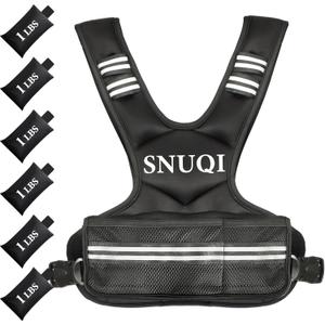 Adjustable Weighted Vest for Men and Women 4-10lbs/9-18lbs/20-32lbs Weighted Vest with 6 Ironsand Weights for Home Workouts Adjustable Body Weight Vest Exercise Set for Cardio and Strength Training (black)