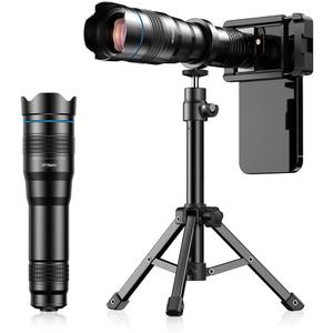 APEXEL 36x Telephoto Lens for iPhone | Professional Enhanced Phone Camera Lens Compatible with iPhone 16 15 14 13 Pro Max, Samsung, Pixel - Includes Tripod
