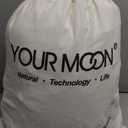 YOUR MOON Luxurious All Season Wool Comforter Queen Size, 100% Natural Australian Wool Filling, Hypoallergenic Comforter Duvet Insert, Noiseless Cotton Shell (White)