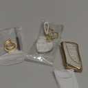 Key Fob Cover with Diamond, Compatible with Lexus ES LS LC RX NX LX TX GX Series 2018-2025 etc, Sparkling TPU Key Case and Bling Heart Decoration for Women (White)