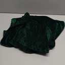 BIGXIAN Long Hooded Cloak Velvet Cape Witch Costume Halloween Costumes for Women Men (Large, Dark Green)