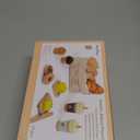 PairPear Wooden Bakery Toy Food Playset,Kids Pretend Play Food Kitchen Accessories with Shopping Bag,Toddlers Cutting Food Gift for Boys and Girls 3 Years and Up