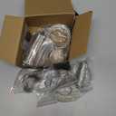 Auto Dynasty Universal Stainless Steel Braided Dress-Up Hose Cover Kit (Silver)
