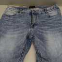 GINGTTO Men's Denim Shorts Skinny Stretch Short Jeans (Blue, 38)