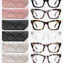 CCVOO Stylish Reading Glasses for Women, Eyeglasses, Blue Light Readers for Women, Computer Eye Glasses, Cheaters 1.75