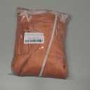 Baocicoo Orange Abstract Stripes Shower Curtain Texture Grain Modern Ornamental Decorative Creative Design Shower Curtains for Home Bathtubs Bath Decor Waterproof Fabric with Hooks 72x72 Inches Inches (72W x 72H)