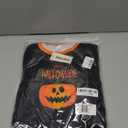 Mikrdoo Boys Pajamas Size 6 Long Sleeve Breathable and Soft 4Piece Sleepwear for Kids, Orange & Black Halloween Size 6 Y