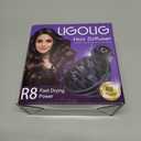 Hair Difuser Attachment Universal Diffuser Hair Dryer for 1.4-inch to 2.4- inch Blow Dryer, Hair Diffuser for Curly Hair and Natural Wavy Hair (Black)