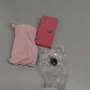 1 Pack Acrylic Money Bank Box for Gambler, Winners Portable Safe Casino Money Pocket Sized Cash Box with Keys and Storage Bag, Cash Gift for Gambler Winners(Pink)