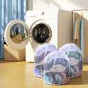 20 Pcs Mesh Laundry Bags Bulk with Drawstring 20 x 24'' Hanging Heavy Duty Medium Mesh Dry Cleaning Bag Machine Washable Large Net for Clothes,Sock,Bed Linen Dormitory Travelling Camping