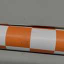 Modern Peel and Stick Wallpaper Orange and White Mosaic Checkered Contact Paper 17.7"x78.8" Self Adhesive Lattice Wallpaper Removable Decorative Wallpapers for Bedroom Countertops Cabinet Vinyl Roll