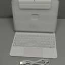 ESR iPad Air 11 Inch Case with Keyboard (M3/M2, 2025/2024) & iPad Pro 11/Air 5th/4th Gen Keyboard, Easy-Set Magnetic Stand, Portrait/Raised Modes, with Removable Protective Case, White