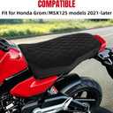 2-Up Motorcycle Seat Replacement for Honda Grom MSX 125 2021-later