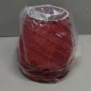 Red Small Lamp Shades Set of 2, 6" Top x 10" Bottom x 7" High Empire Fabric Lampshade(Spider) for Table, Floor & Wall Lamps, Assembly-Free, Replacement Lampshade for Bedroom, Living Room Decor