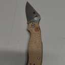 Spyderco Para 3 Lightweight Signature Knife with 2.58" Stainless Steel Blade and Durable FRN Handle - PlainEdge - C223 (Brown)