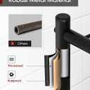 Sakugi Storage Shelves - 5 Tier Shelf Organizer, Heavy Duty Garage Shelving Unit with Leveling Feet, Stable Metal Shelves Organizer for Pantry, Kitchen and Closet, 33.0" W x 12.6" D x 72.0" H, Black