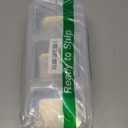 Stainless Steel Snack Containers with Lids, 2 Pack Grab and Go Metal Snack Containers, 3 Compartment Reusable Stainless Steel Snack Box for Food Lunch Meal Prep (3+2 Compartment 2 PCS)