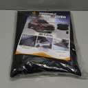 EcoNour Windshield Cover for Ice and Snow - Universal Fit for Car, SUV, Truck, Heavy Duty 600D Oxford Fabric Frost Protector for Ice & Sleet, Includes Anti-Theft Straps, Medium (69"x42")