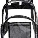 Youngever Large Clear Backpack, Stadium Approved Clear Bag, Adjustable Strap Clear Backpack