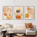 QKF Modern decor Minimalist Abstract framed Canvas Large Wall Art For Living Bedroom Bathroom Room Paintings posters Home Decoration posters & prints 16“X 24” wall art set of 3, 16" X 24" X 3 pieces