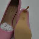 GENSHUO Women's Closed Toe Stiletto High Heels Dress 4 Inch Heeled Pointed Toe Party Homecoming Wedding Pump Shoes (8.5, Pink)